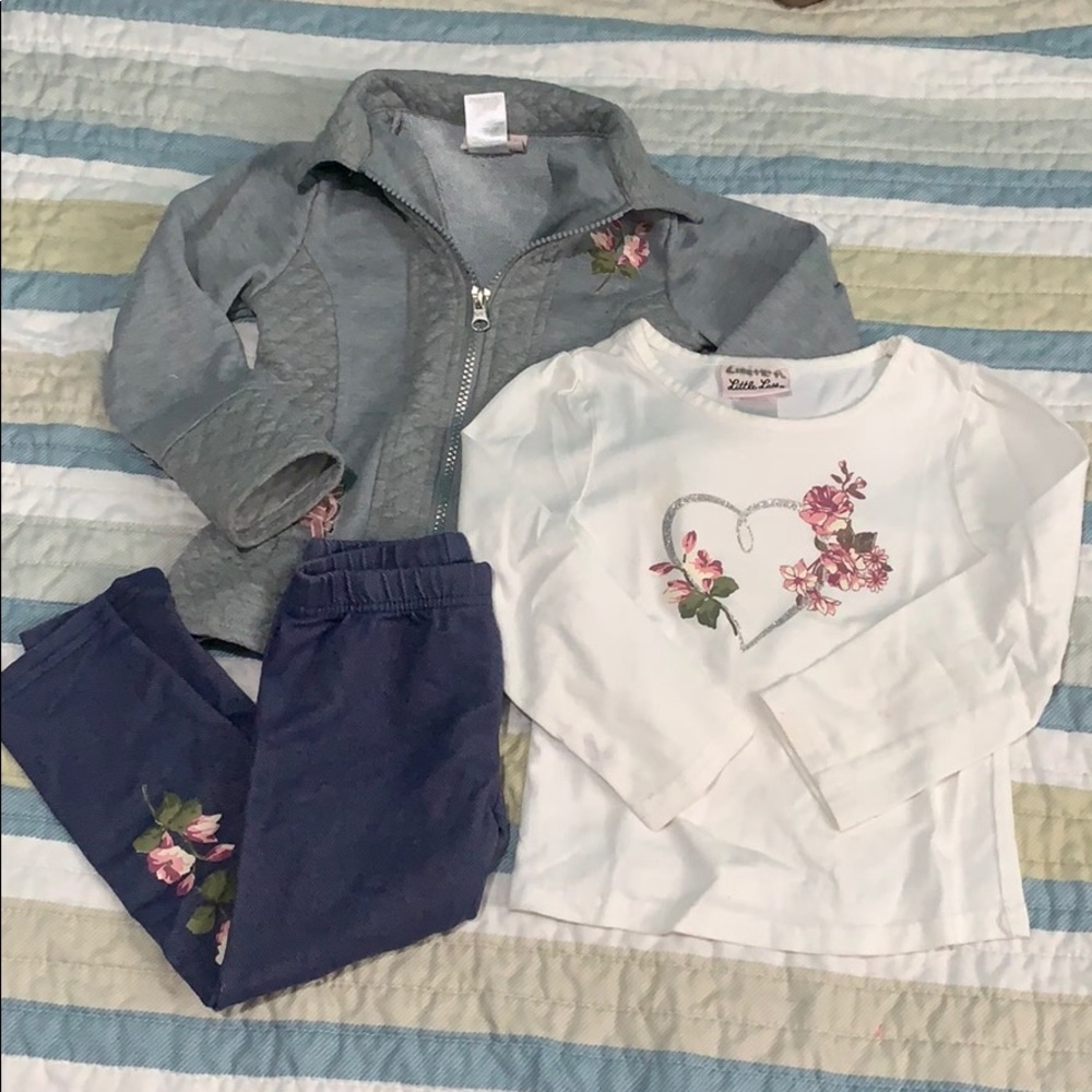 3pc outfit size 4t